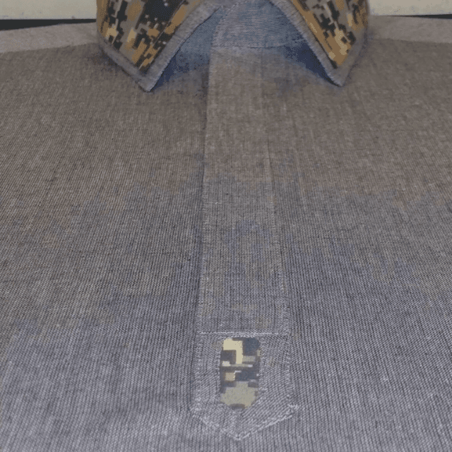Shalwar Kameez With Commando Design