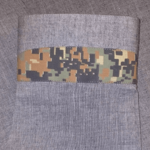 Shalwar Kameez With Commando Design