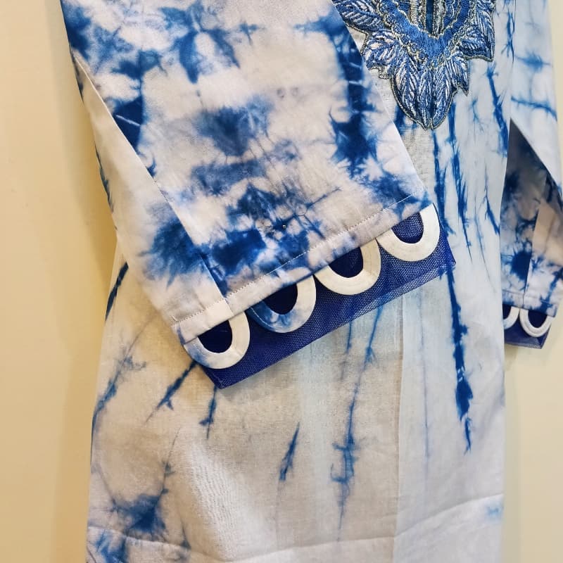 Tie dye ladies 2 piece suit