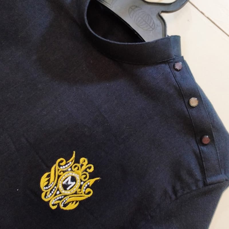 Men's designing shalwar kameez ( denim )